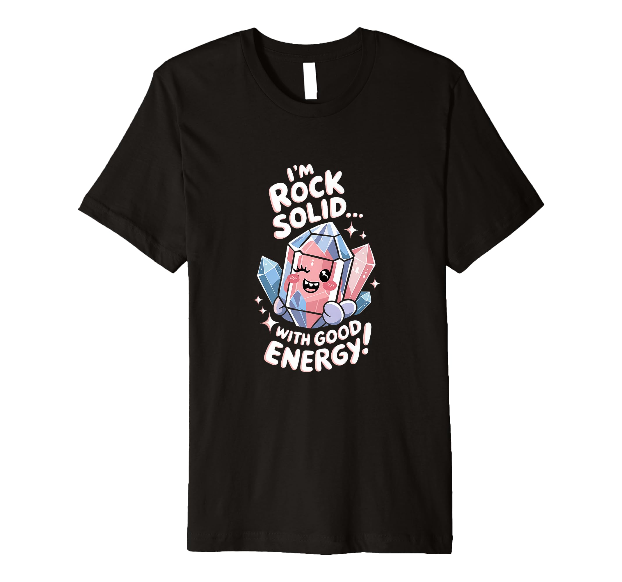 Healing Stone Crystals Energy Spiritual T-Shirt - Unique Graphic Unisex - T-Shirt, Sweatshirt, Hoodie