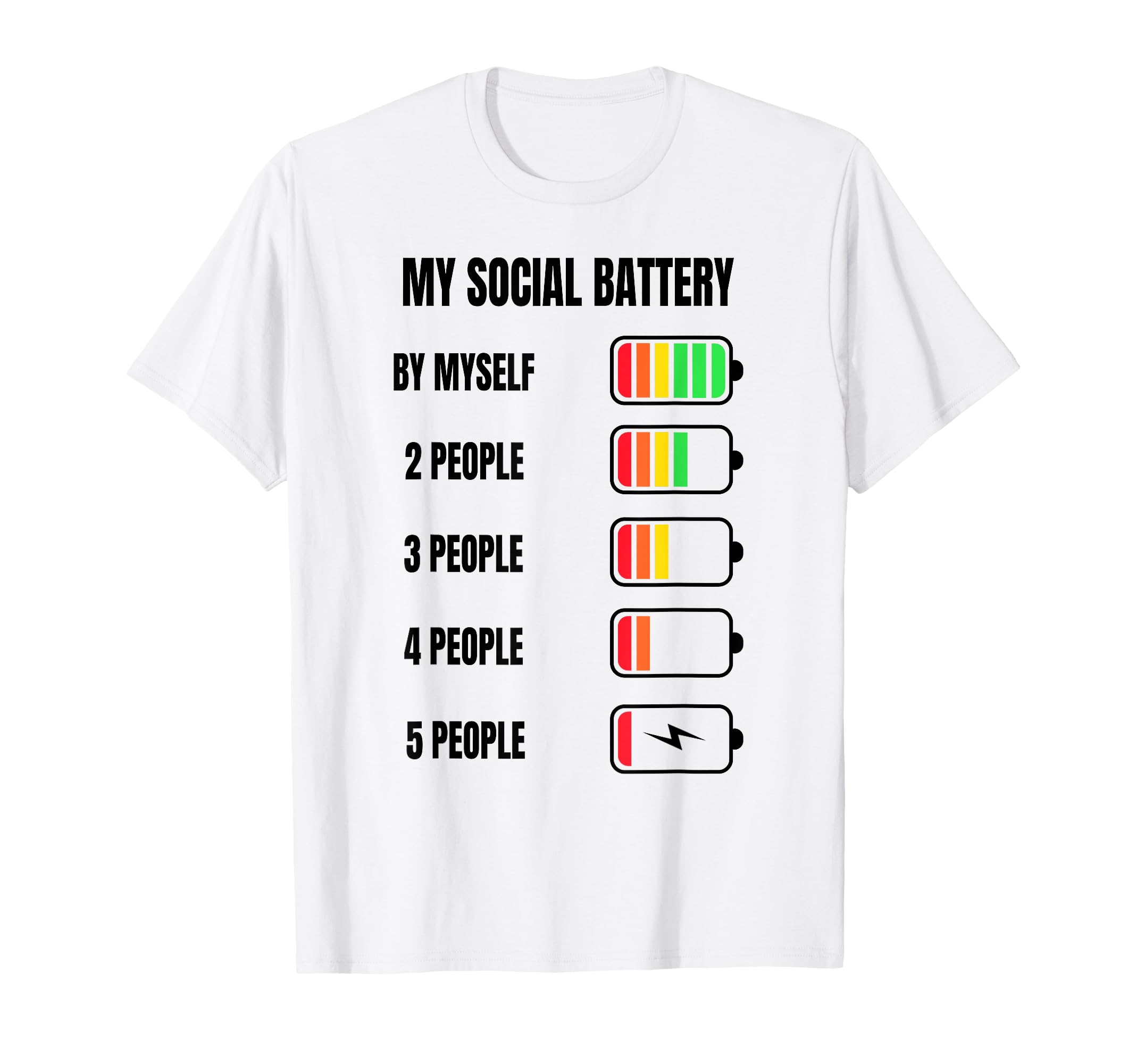 My Social Battery Low Energy Anti T-Shirt - Streetwear Style Men Women - T-Shirt, Sweatshirt, Hoodie