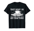 I Read Books I Drink Coffee And I T-Shirt - Aesthetic Graphic for Adults - T-Shirt, Sweatshirt, Hoodie
