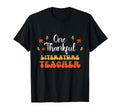 One Thankful Literature Teacher Autumn T-Shirt - Unique Graphic Unisex - T-Shirt, Sweatshirt, Hoodie
