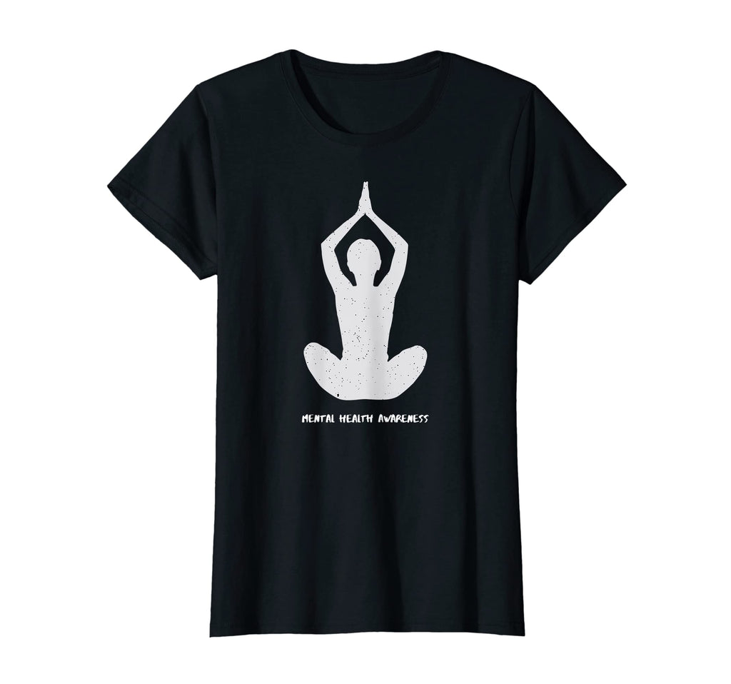 Womens Yoga Mental Health Awareness T-Shirt - Minimalist Print Men Women - T-Shirt, Sweatshirt, Hoodie