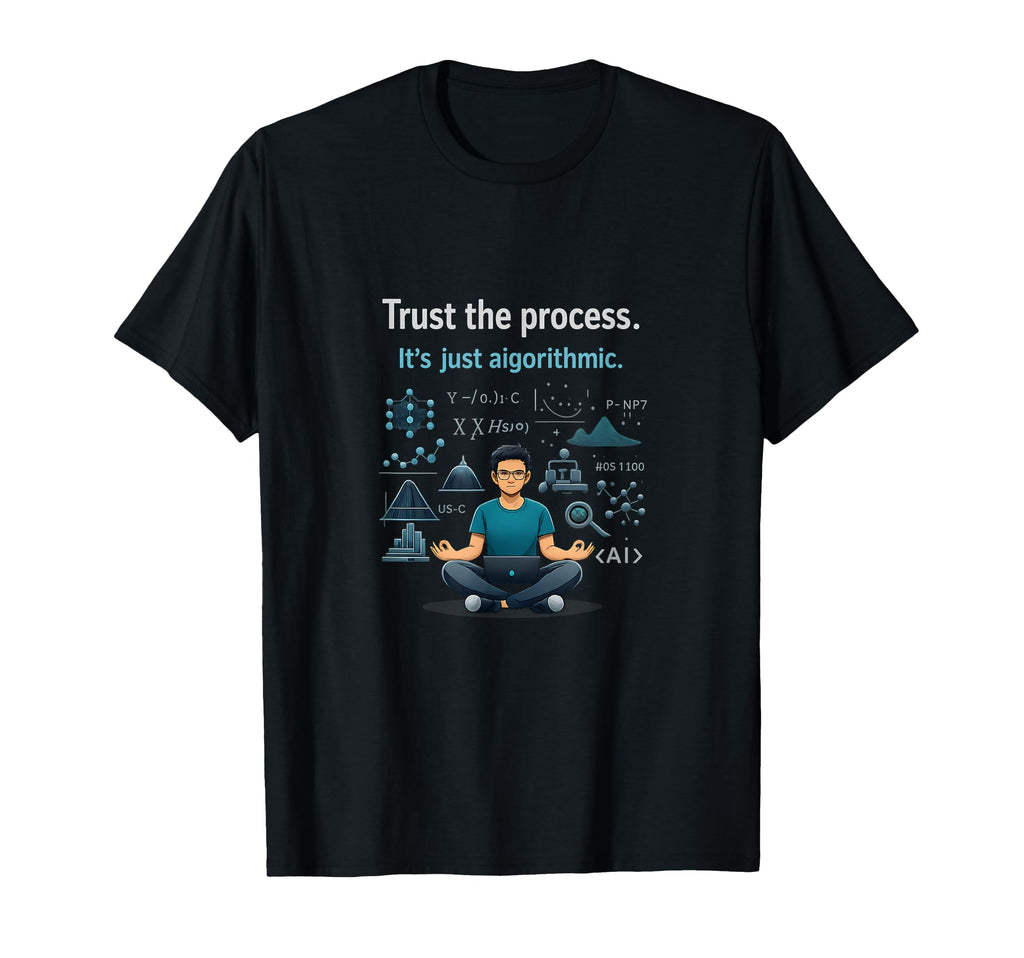 Trust Process Algorithmic Data T-Shirt - Casual Everyday Wear for Adults - T-Shirt, Sweatshirt, Hoodie