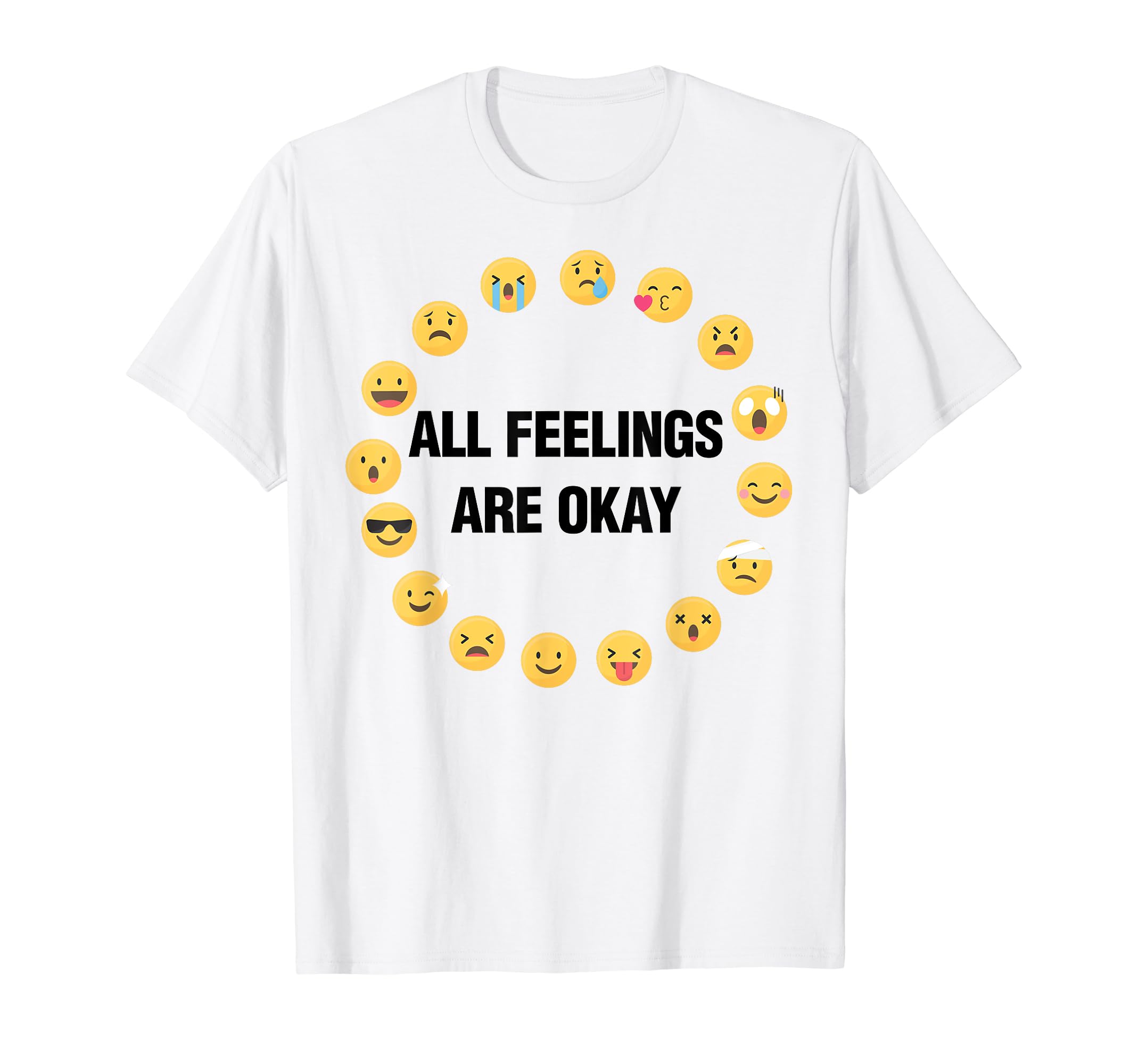 All Feelings Are Valid Mental Health Hoodie - Graphic Print Men Women - T-Shirt, Sweatshirt, Hoodie