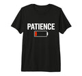 Patience Low Battery Tri Blend T-Shirt - Novelty Apparel Unisex - T-Shirt, Sweatshirt, Hoodie