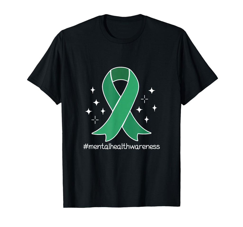 Mental Health Ribbon And Awareness Sweatshirt - Aesthetic Graphic Unisex - T-Shirt, Sweatshirt, Hoodie