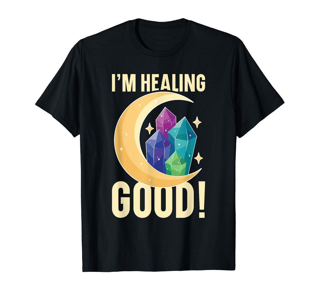 Crystal Healing Sage Crystal Reiki T-Shirt - Trendy Graphic Men Women - T-Shirt, Sweatshirt, Hoodie