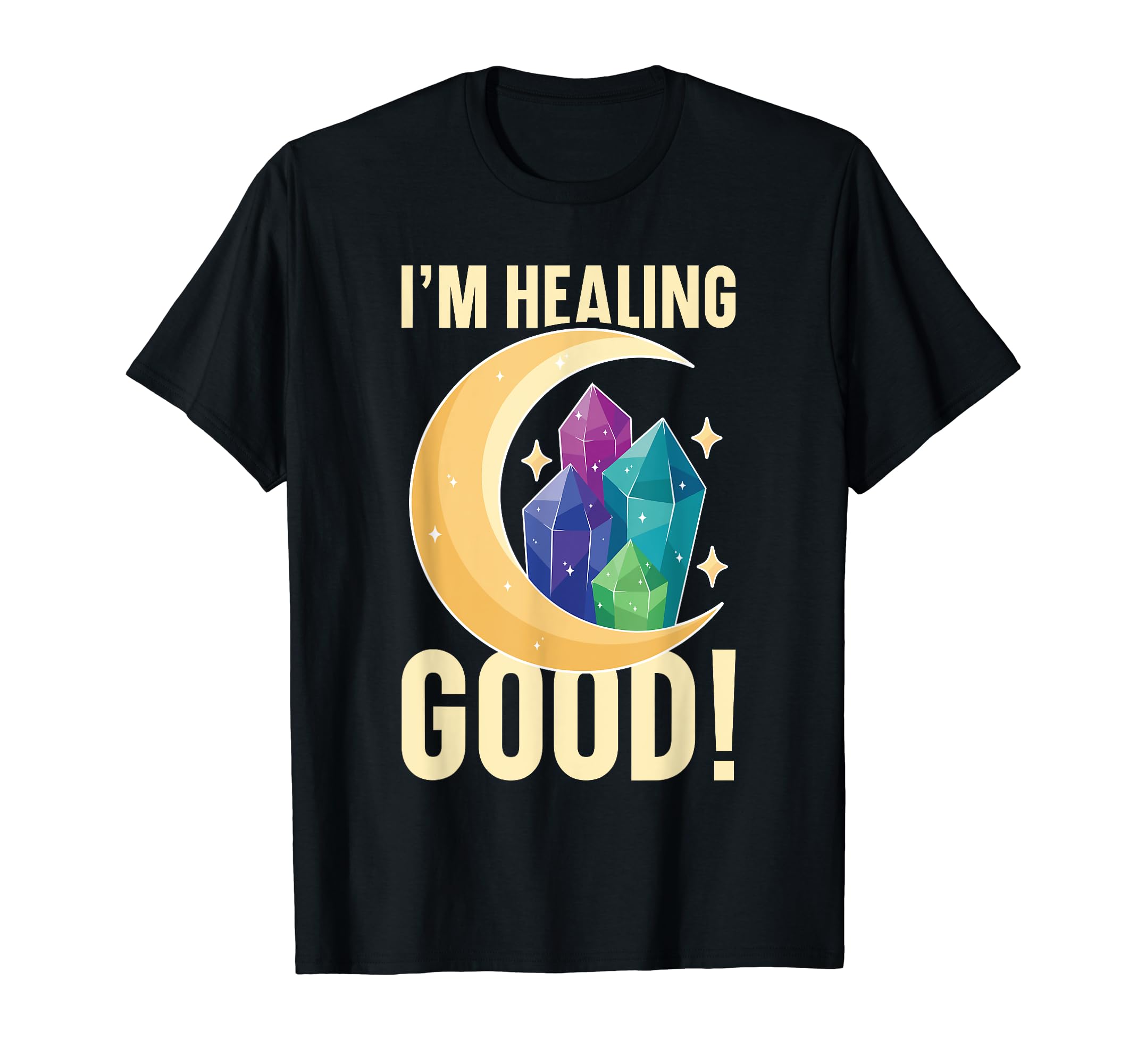 Crystal Healing Sage Crystal Reiki T-Shirt - Trendy Graphic Men Women - T-Shirt, Sweatshirt, Hoodie
