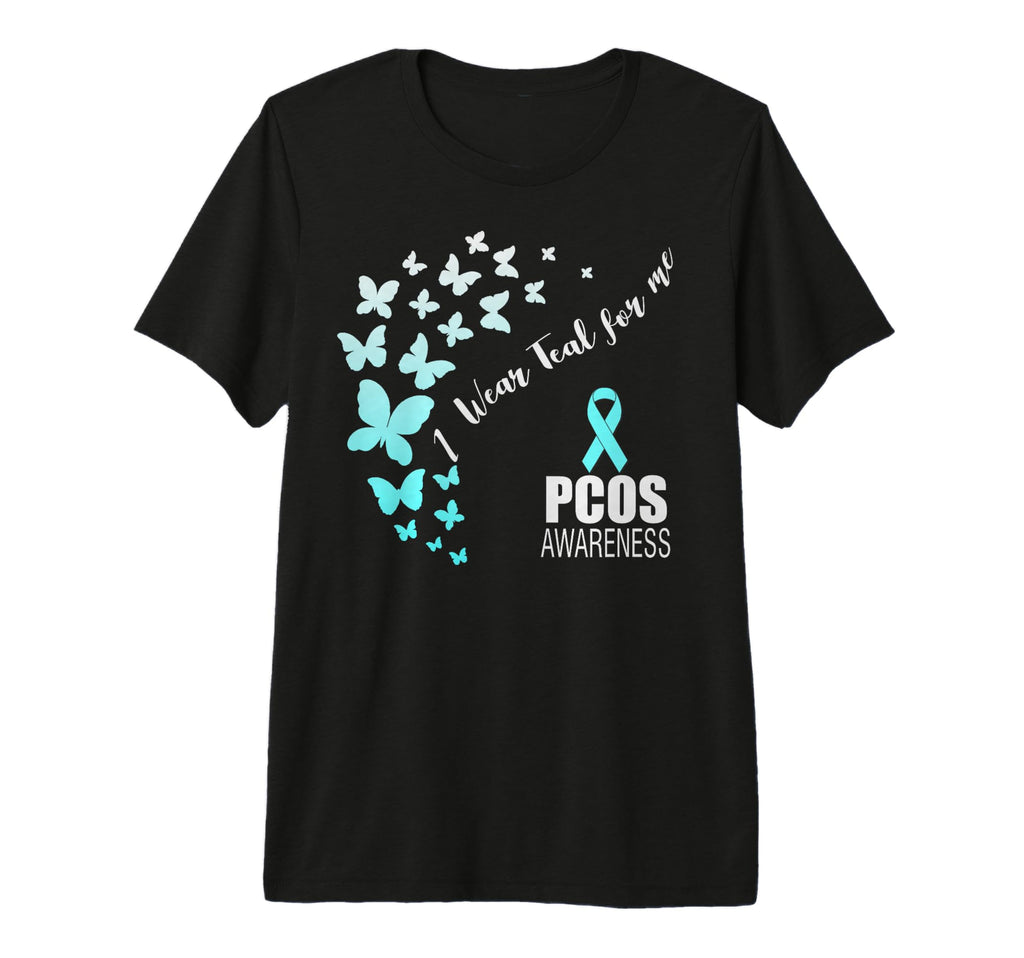 Pcos Awareness Fighting Support T-Shirt - Novelty Apparel Men Women - T-Shirt, Sweatshirt, Hoodie