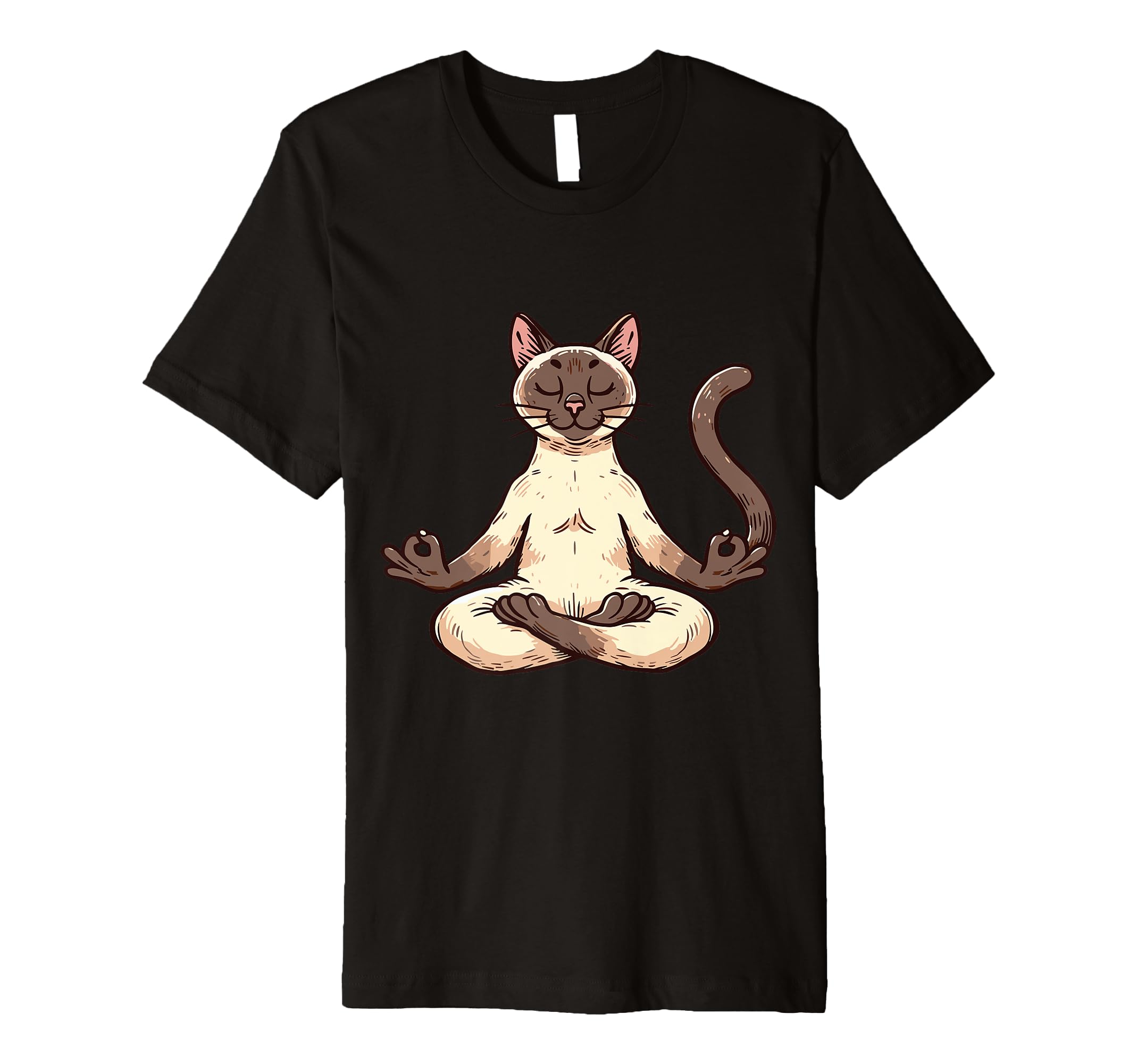 Meditation Siamese Yoga Pose Relaxing T-Shirt - Novelty Apparel Men Women - T-Shirt, Sweatshirt, Hoodie