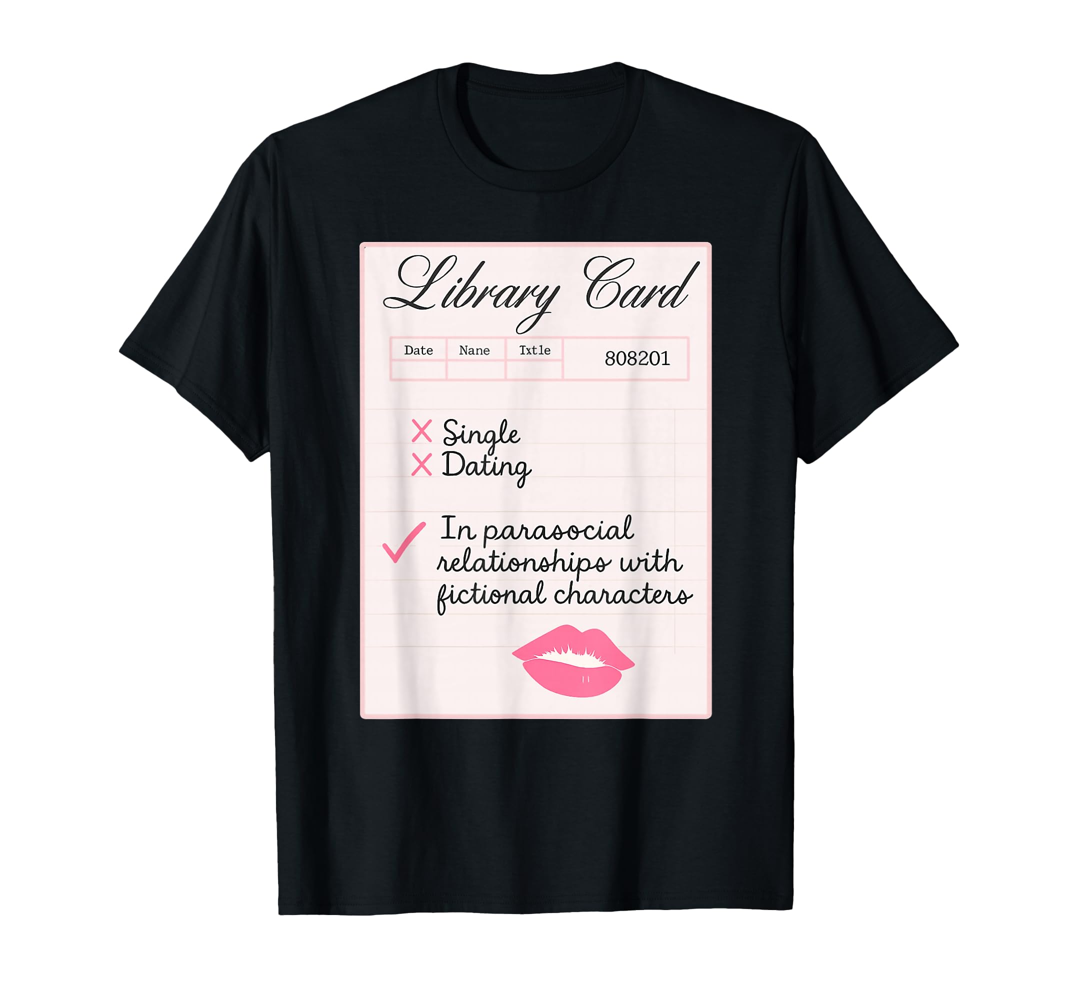 Funny Library Card Book Lover T-Shirt - Trendy Graphic Men Women - T-Shirt, Sweatshirt, Hoodie