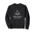 Read Slowly Live Fully Cozy Book Sweatshirt - Aesthetic Graphic Unisex - T-Shirt, Sweatshirt, Hoodie