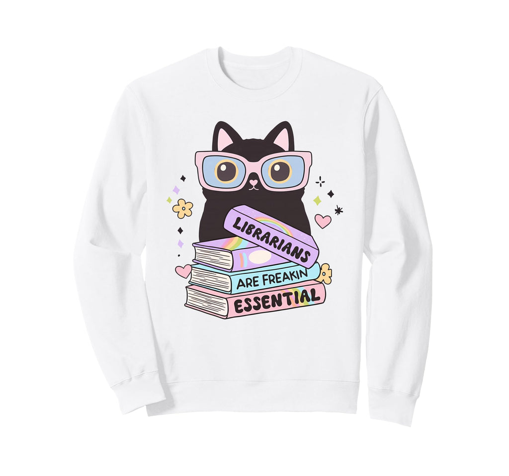 Librarians Are Reading Book Lover Sweatshirt - Trendy Graphic for Adults - T-Shirt, Sweatshirt, Hoodie