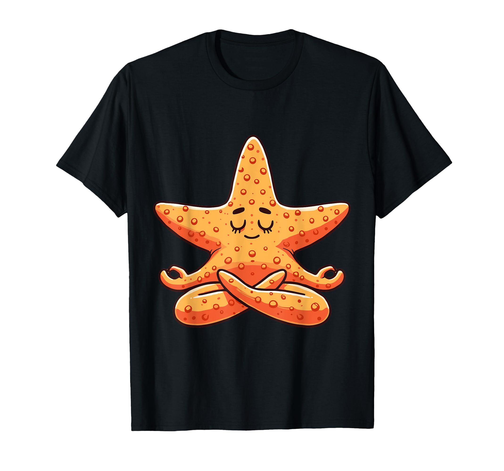 Meditation Starfish Yoga Pose T-Shirt - Fun Novelty Design Men Women - T-Shirt, Sweatshirt, Hoodie