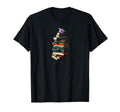 Book Worm Book Stack Reading Addict T-Shirt - Minimalist Print for Adults - T-Shirt, Sweatshirt, Hoodie