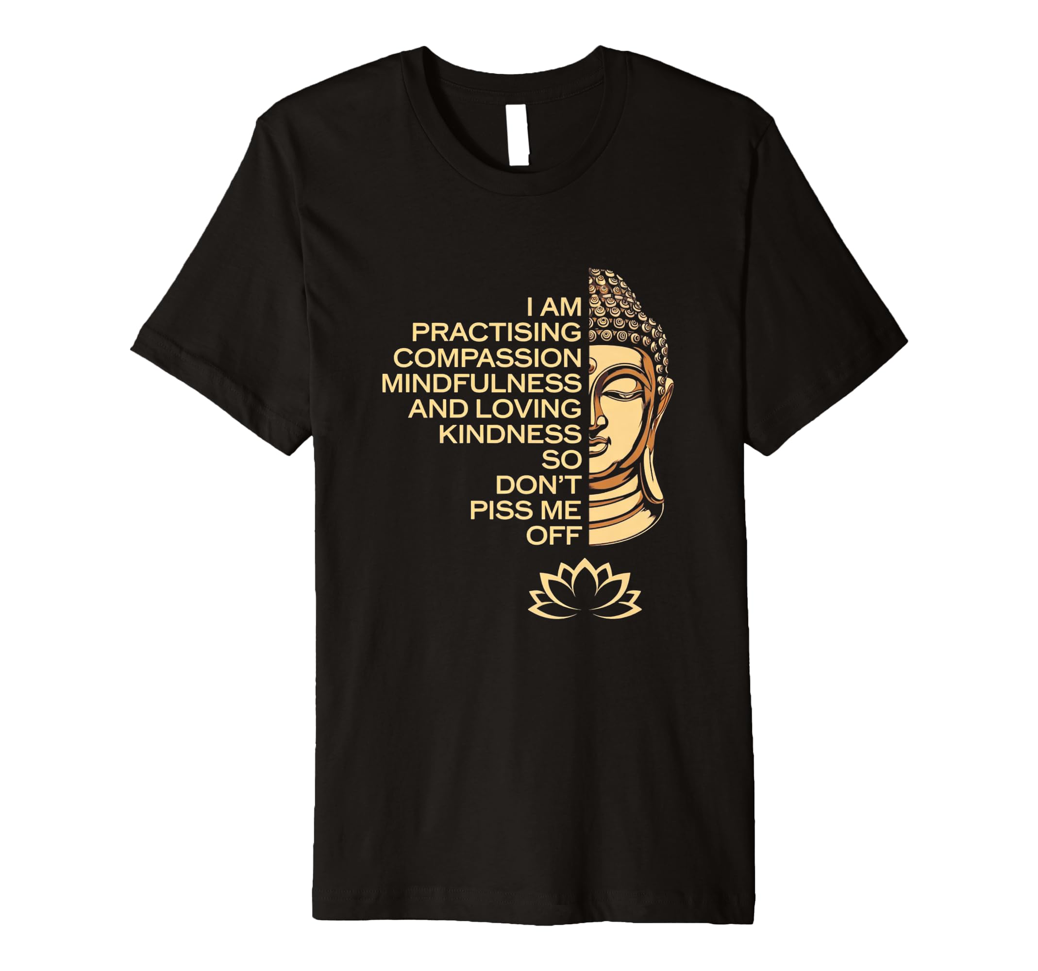 I Am Practicing Mindfulness Compassion So T-Shirt - Trendy Graphic Unisex - T-Shirt, Sweatshirt, Hoodie