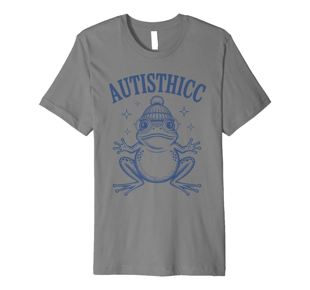 Autisthicc Meme Frog Beanie Quirky T-Shirt - Streetwear Style Men Women - T-Shirt, Sweatshirt, Hoodie