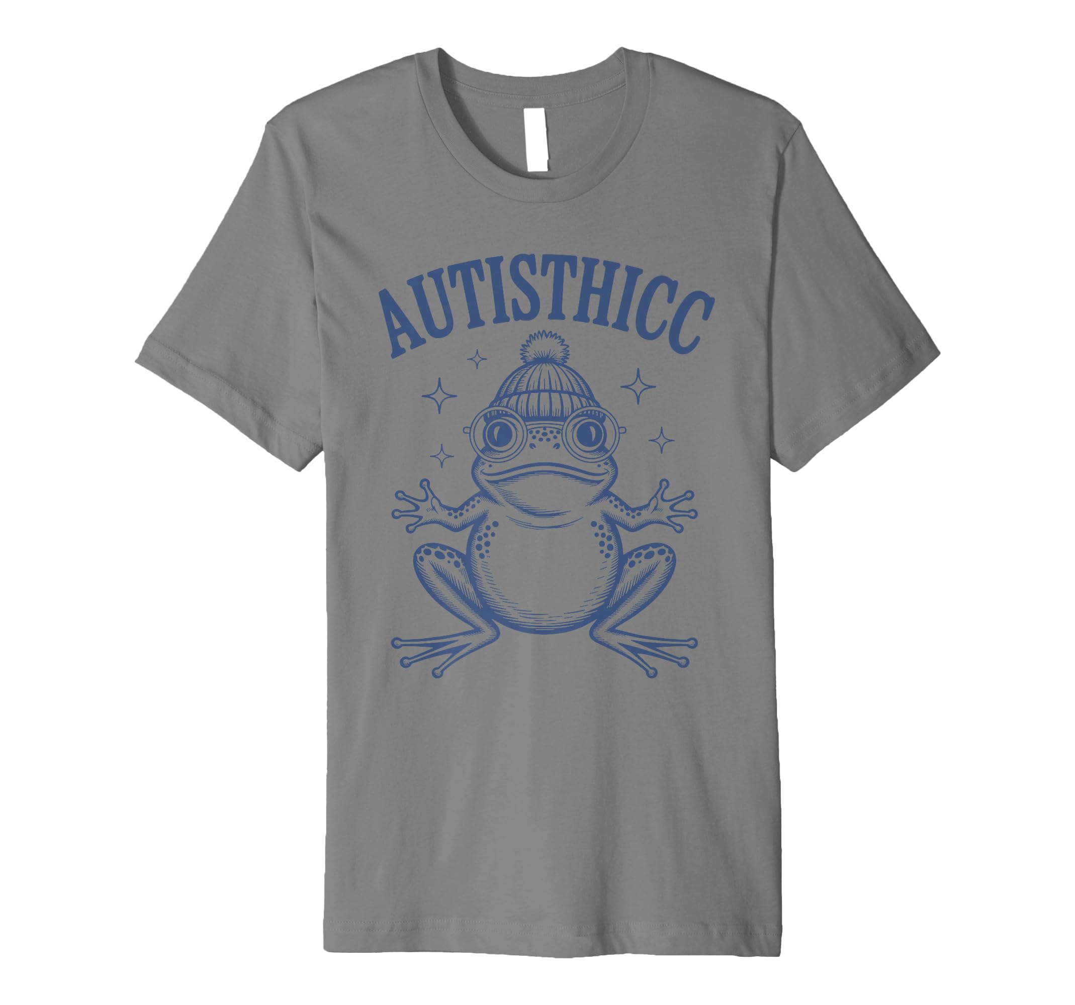Autisthicc Meme Frog Beanie Quirky T-Shirt - Streetwear Style Men Women - T-Shirt, Sweatshirt, Hoodie