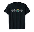 Reading Heartbeat Read Books Squad T-Shirt - Casual Everyday Wear Unisex - T-Shirt, Sweatshirt, Hoodie
