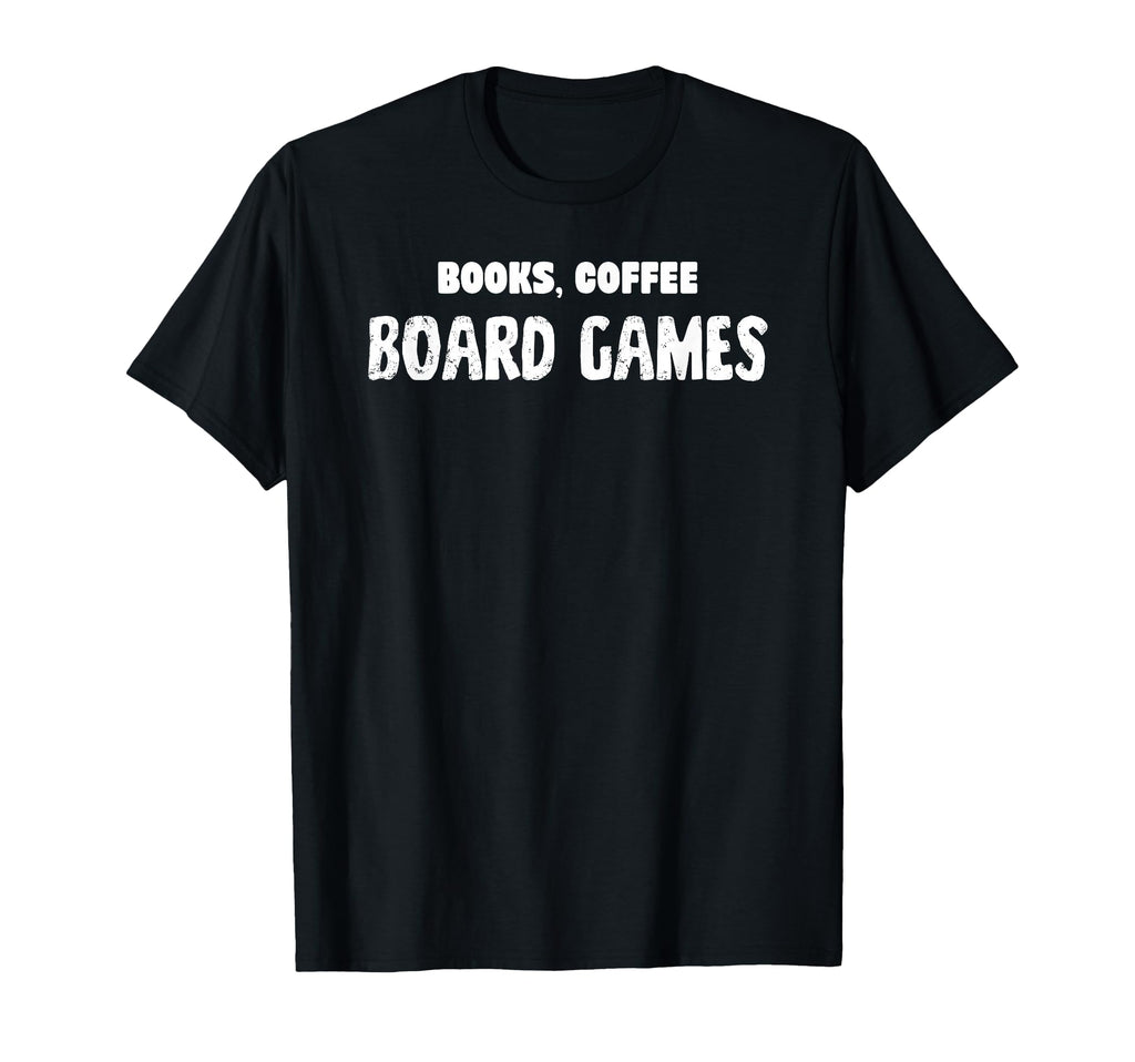 Books Coffee Board Games T-Shirt - Custom Art Print for Adults - T-Shirt, Sweatshirt, Hoodie