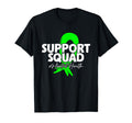Awareness Lime Green Ribbon Support T-Shirt - Minimalist Print for Adults - T-Shirt, Sweatshirt, Hoodie