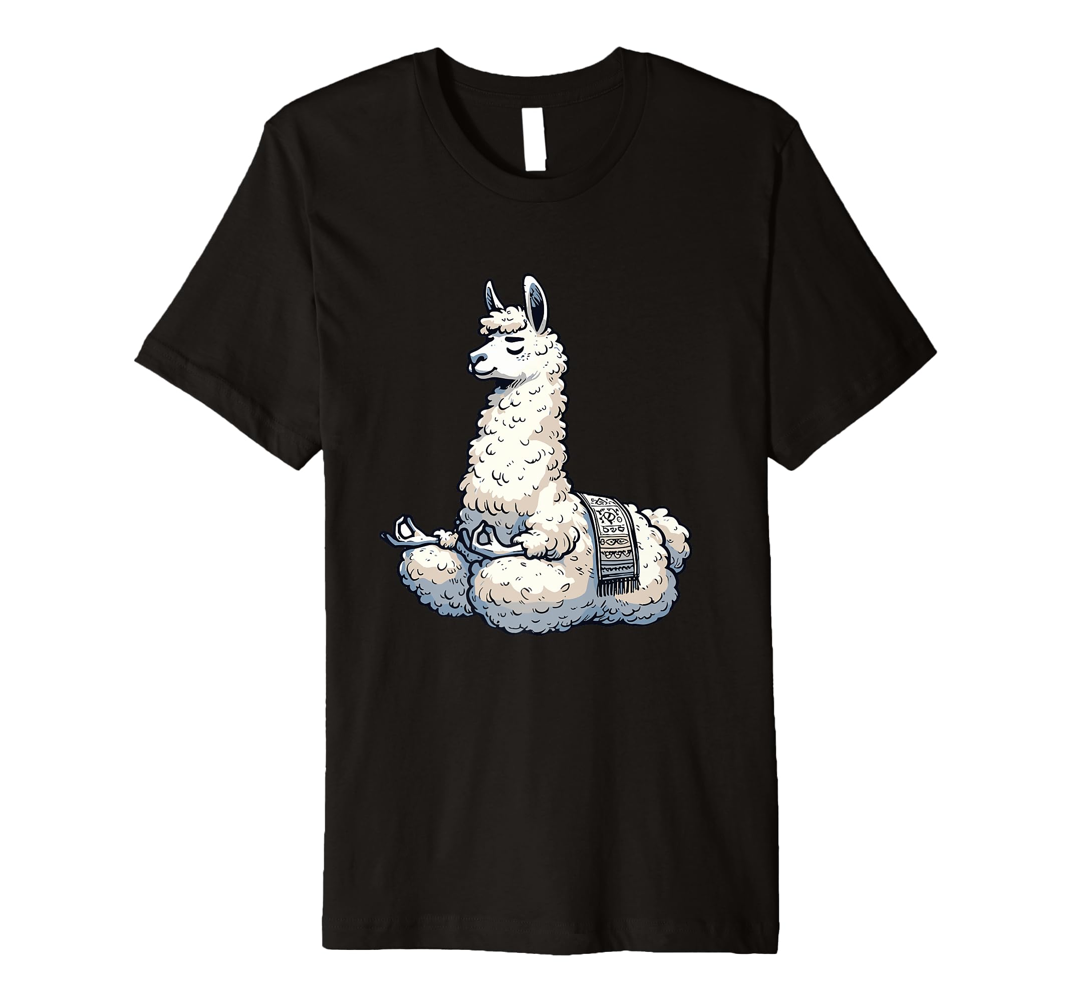 Meditation Llama Yoga Pose Relaxing T-Shirt - Unique Graphic for Adults - T-Shirt, Sweatshirt, Hoodie
