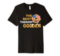 Best Therapy Is Golden Retriever Dog T-Shirt - Custom Art Print for Adults - T-Shirt, Sweatshirt, Hoodie