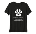 Womens Therapy Dog Mom Heroes Tails T-Shirt - Casual Everyday Wear Unisex - T-Shirt, Sweatshirt, Hoodie