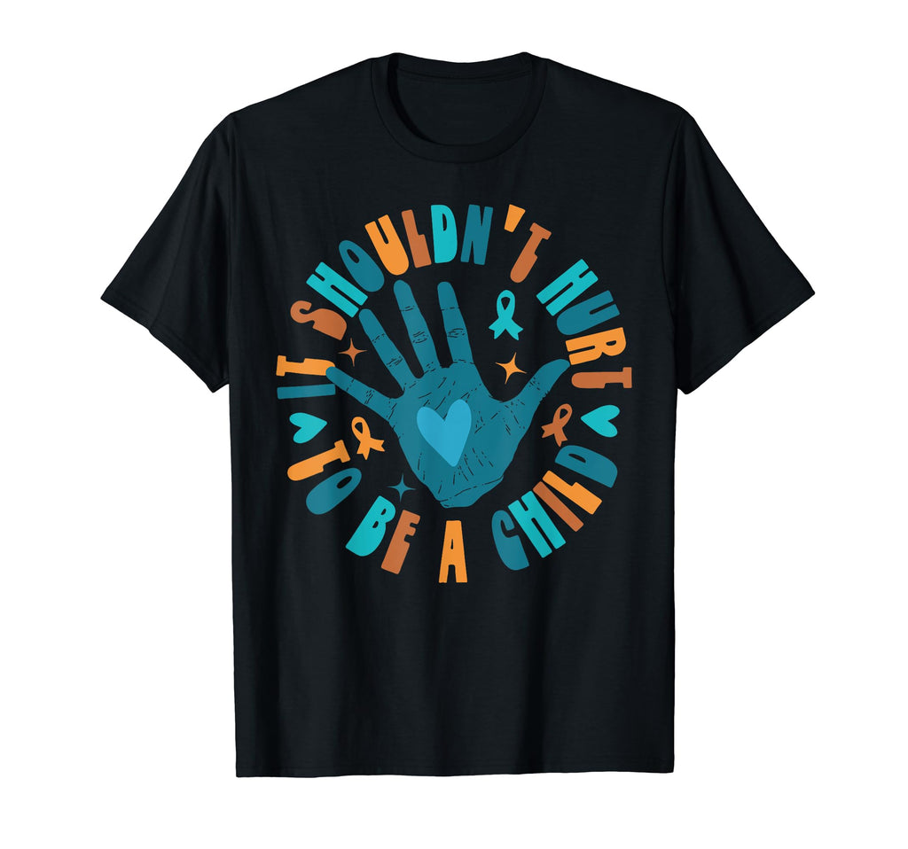 Child Abuse Awareness Domestic T-Shirt - Custom Art Print for Adults - T-Shirt, Sweatshirt, Hoodie