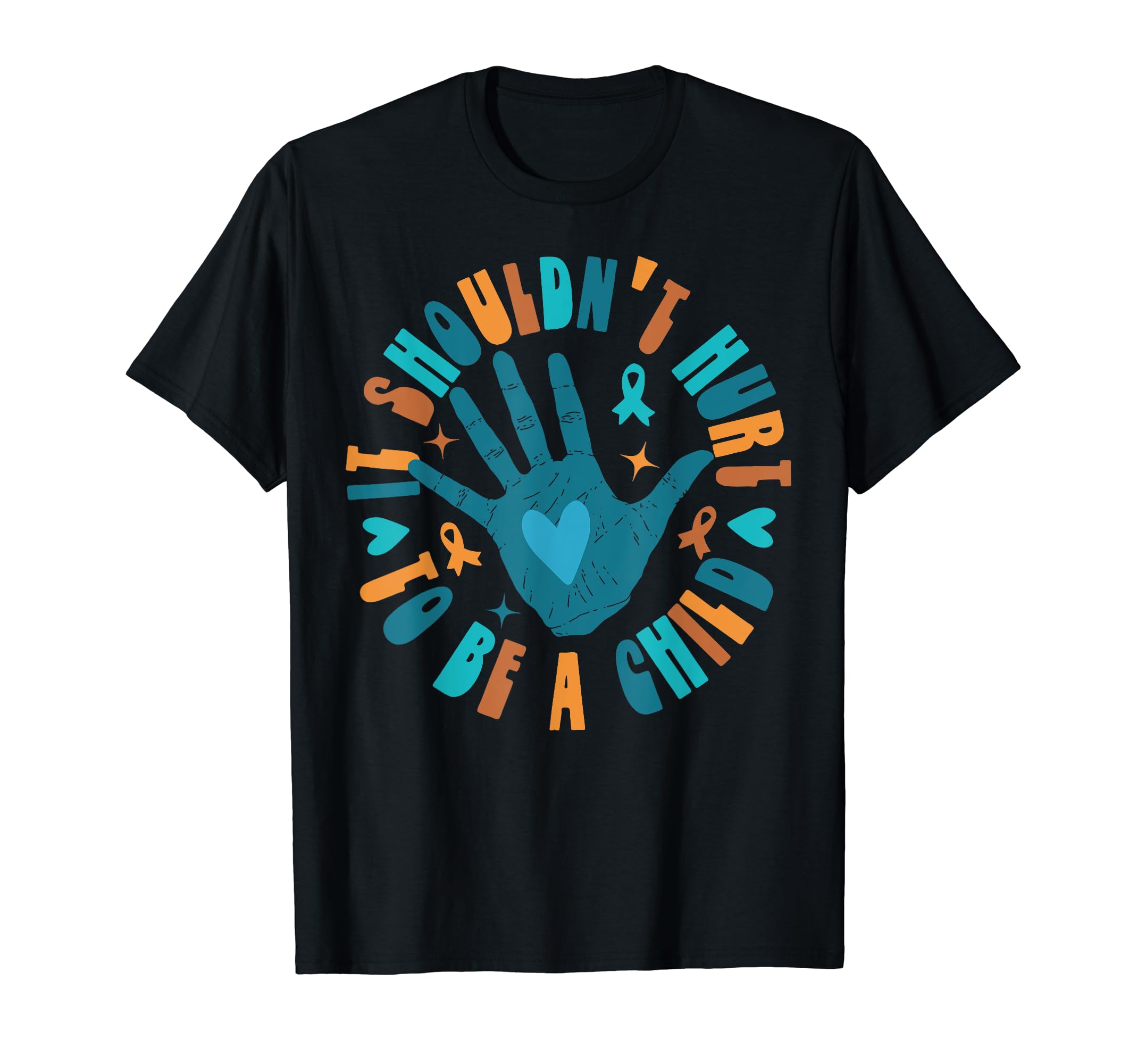 Child Abuse Awareness Domestic T-Shirt - Custom Art Print for Adults - T-Shirt, Sweatshirt, Hoodie
