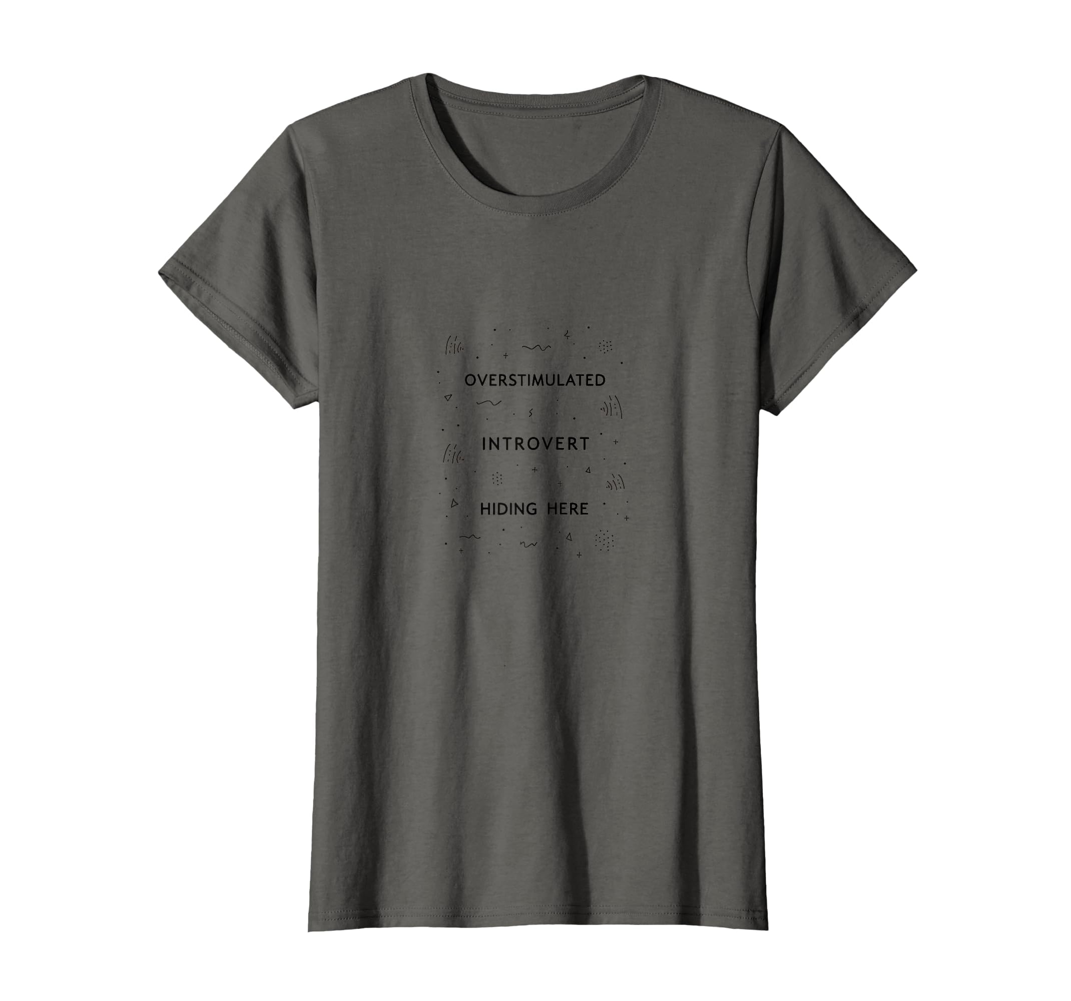 Overstimulated Introvert Hiding Here T-Shirt - Unique Graphic for Adults - T-Shirt, Sweatshirt, Hoodie