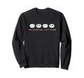Antisocial Cat Club Introvert Cat Sweatshirt - Custom Art Print for Adults - T-Shirt, Sweatshirt, Hoodie