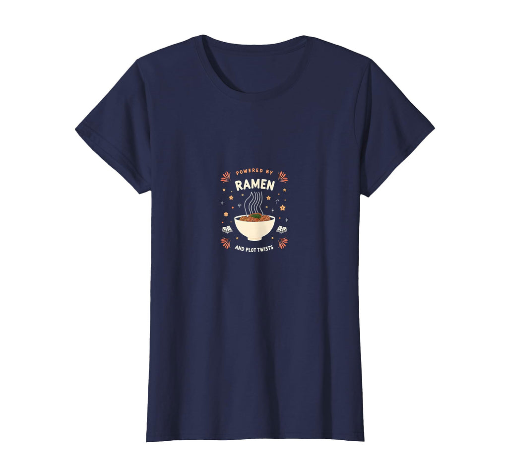 Powered Ramen And Plot Twists Anime T-Shirt - Minimalist Print Unisex - T-Shirt, Sweatshirt, Hoodie