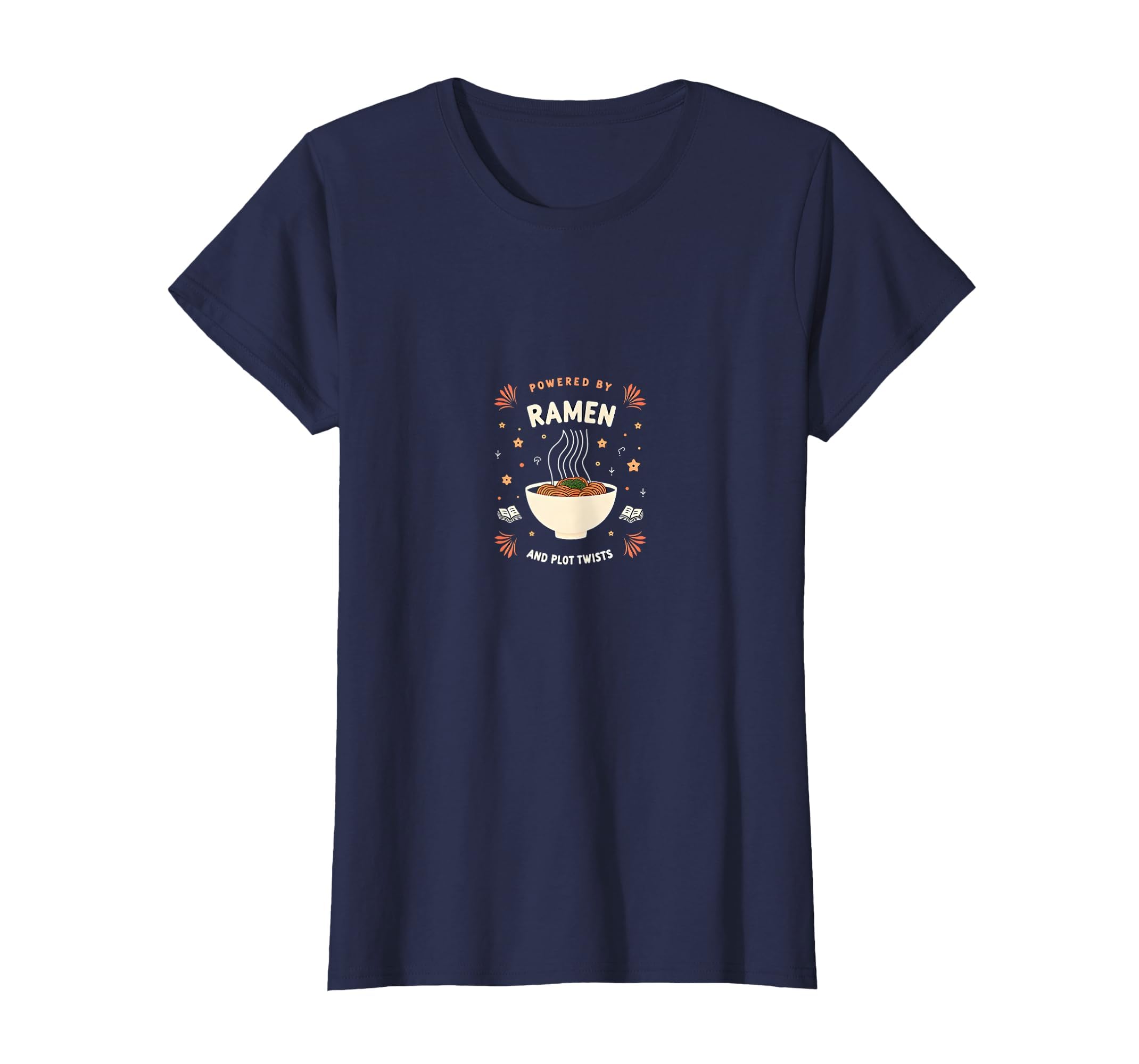 Powered Ramen And Plot Twists Anime T-Shirt - Minimalist Print Unisex - T-Shirt, Sweatshirt, Hoodie
