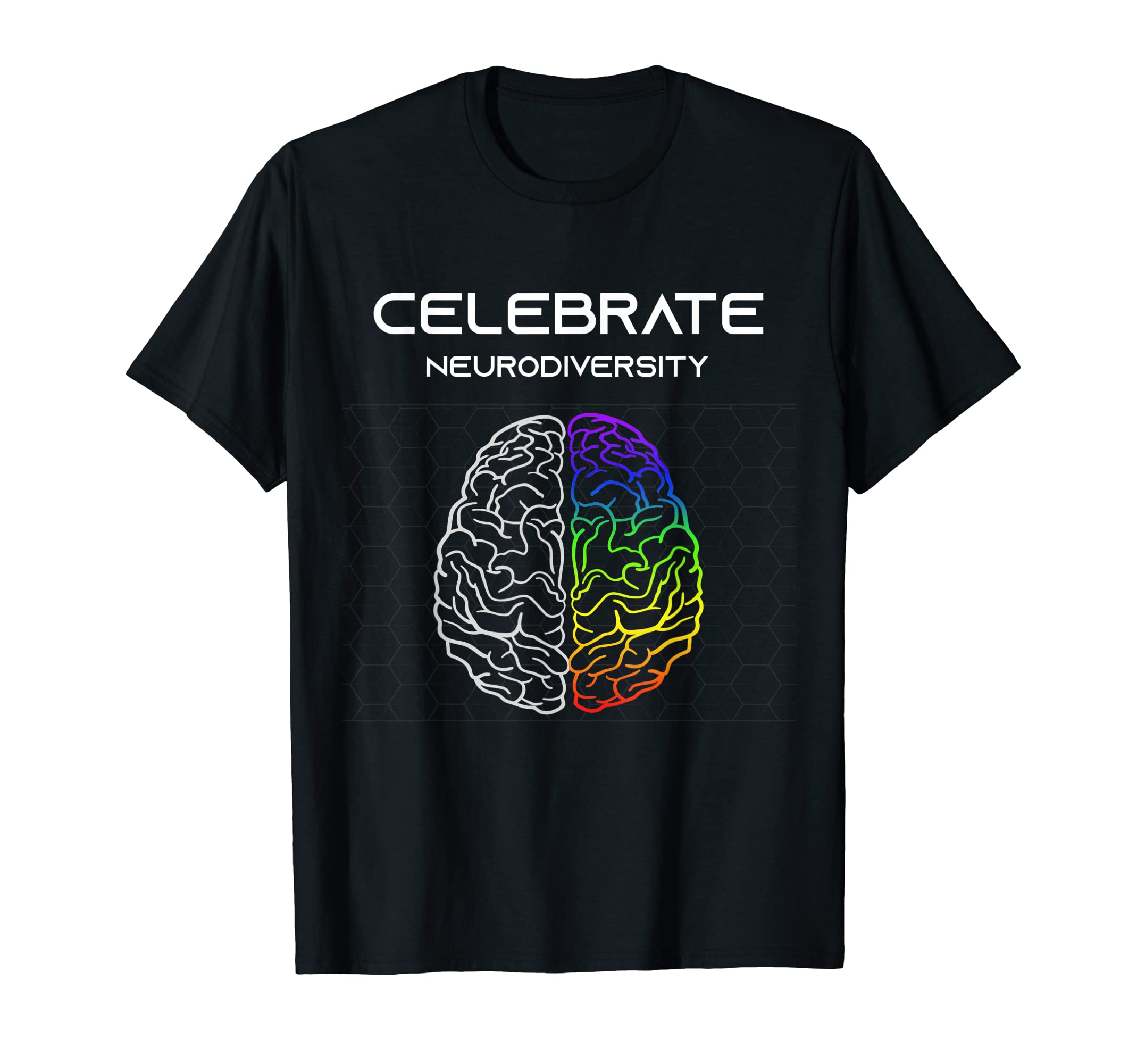 Embrace Neurodiversity Autism Adhd Asd T-Shirt - Custom Art Print Unisex - T-Shirt, Sweatshirt, Hoodie