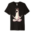 Meditation Llama Yoga Pose Relaxing T-Shirt - Novelty Apparel for Adults - T-Shirt, Sweatshirt, Hoodie