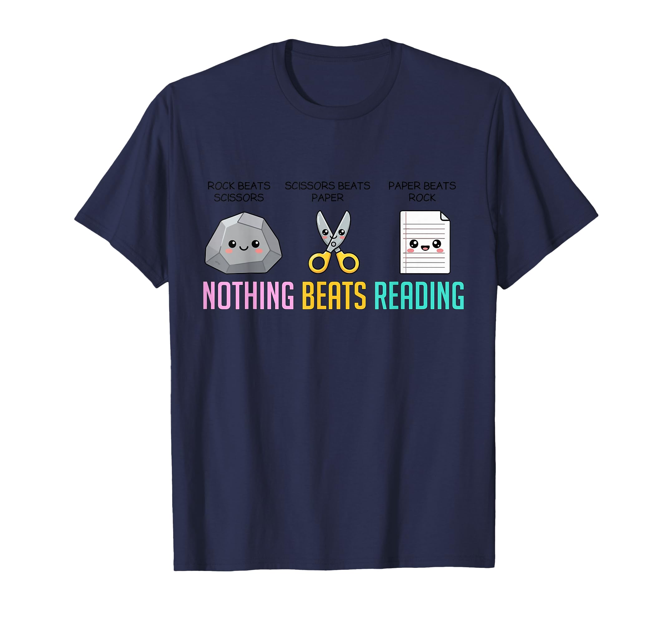 Nothing Beats Reading Rock Paper T-Shirt - Streetwear Style Unisex - T-Shirt, Sweatshirt, Hoodie