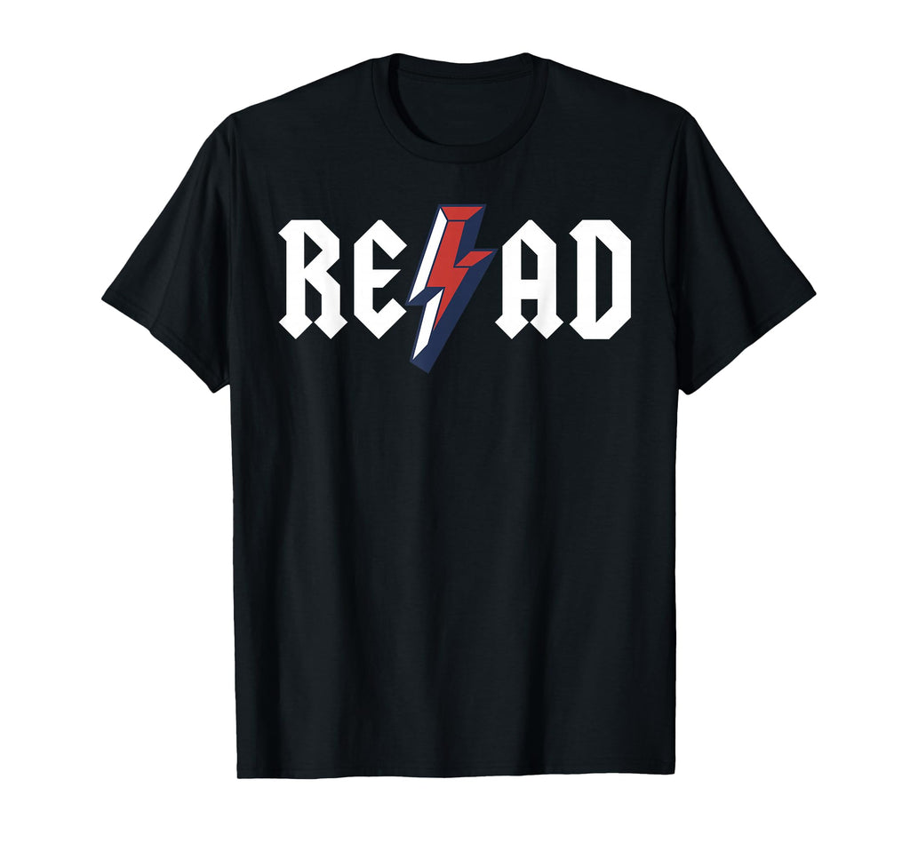 Read Rock N Roll Reading Rock Star T-Shirt - Minimalist Print Men Women - T-Shirt, Sweatshirt, Hoodie