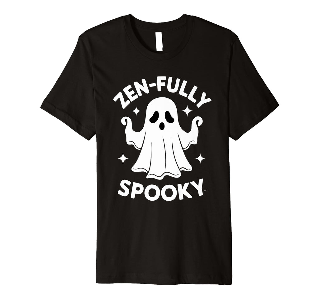 Ghost Monster Meditation Mindfulness T-Shirt - Trendy Graphic for Adults - T-Shirt, Sweatshirt, Hoodie