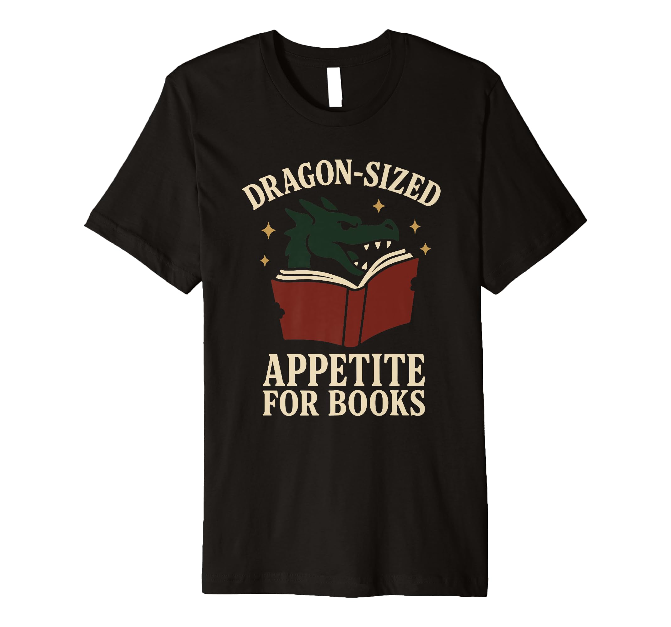 Book Dragon Fantasy Reader Cozy T-Shirt - Unique Graphic for Adults - T-Shirt, Sweatshirt, Hoodie