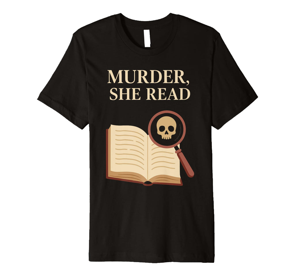 Cozy Crime Club Mystery Reader T-Shirt - Minimalist Print Men Women - T-Shirt, Sweatshirt, Hoodie
