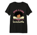 Just Who Loves Books African American T-Shirt - Trendy Graphic Men Women - T-Shirt, Sweatshirt, Hoodie