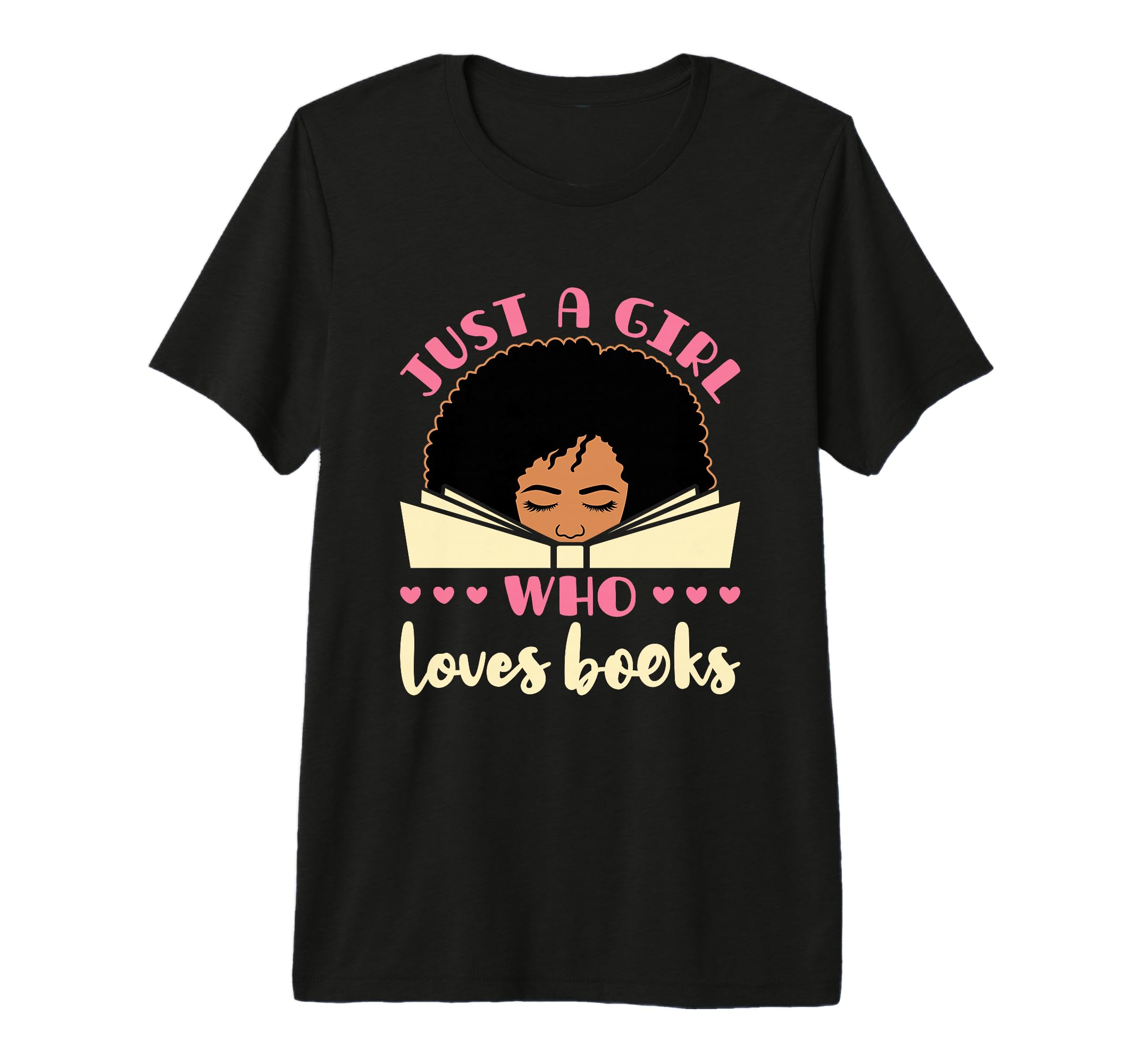Just Who Loves Books African American T-Shirt - Trendy Graphic Men Women - T-Shirt, Sweatshirt, Hoodie