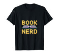 Book Nerd Pixel Open Book Reading Lover T-Shirt - Trendy Graphic Men Women - T-Shirt, Sweatshirt, Hoodie