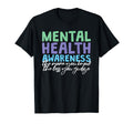 Support Mental Health Awareness T-Shirt - Minimalist Print for Adults - T-Shirt, Sweatshirt, Hoodie