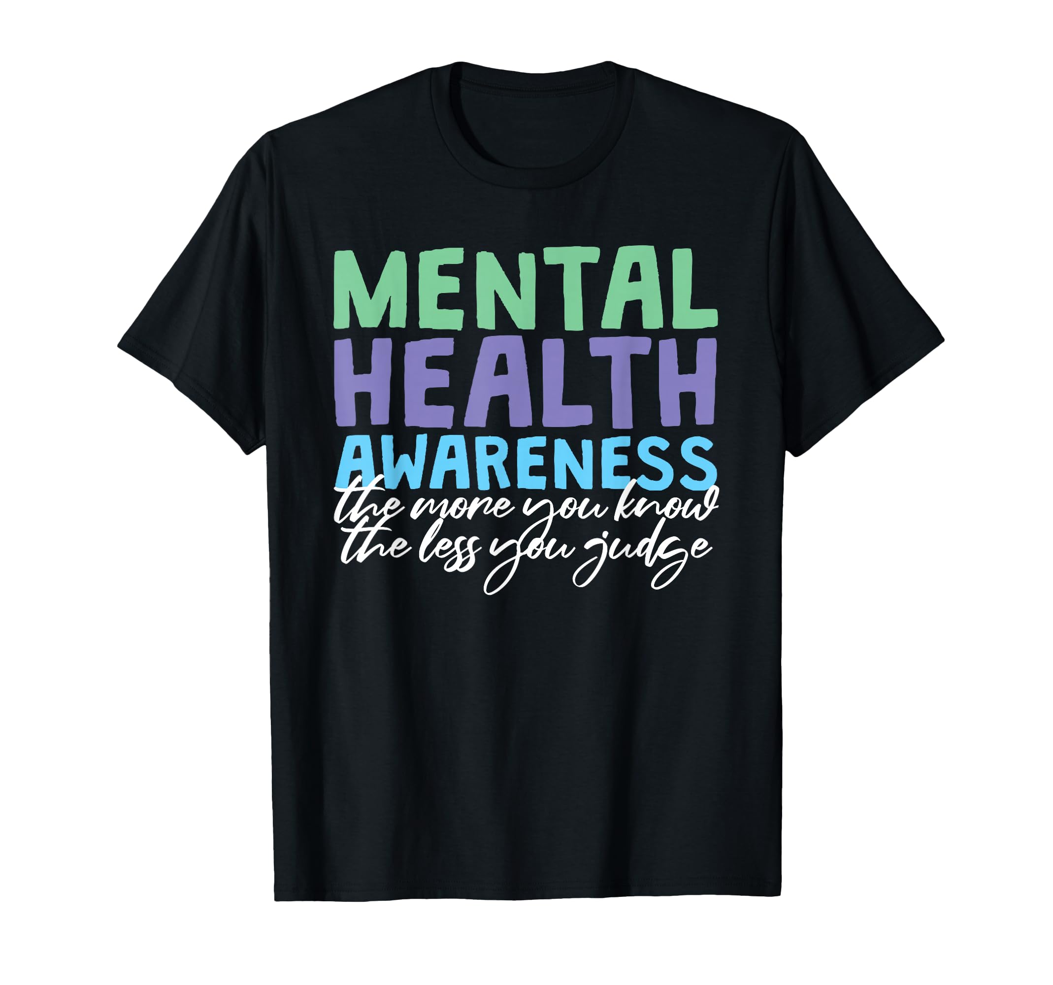 Support Mental Health Awareness T-Shirt - Minimalist Print for Adults - T-Shirt, Sweatshirt, Hoodie