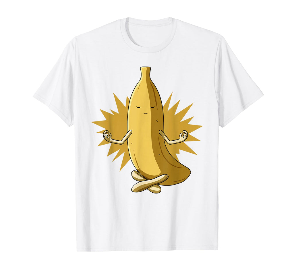 Banana Yoga Meditation Yoga Poses T-Shirt - Graphic Print Men Women - T-Shirt, Sweatshirt, Hoodie