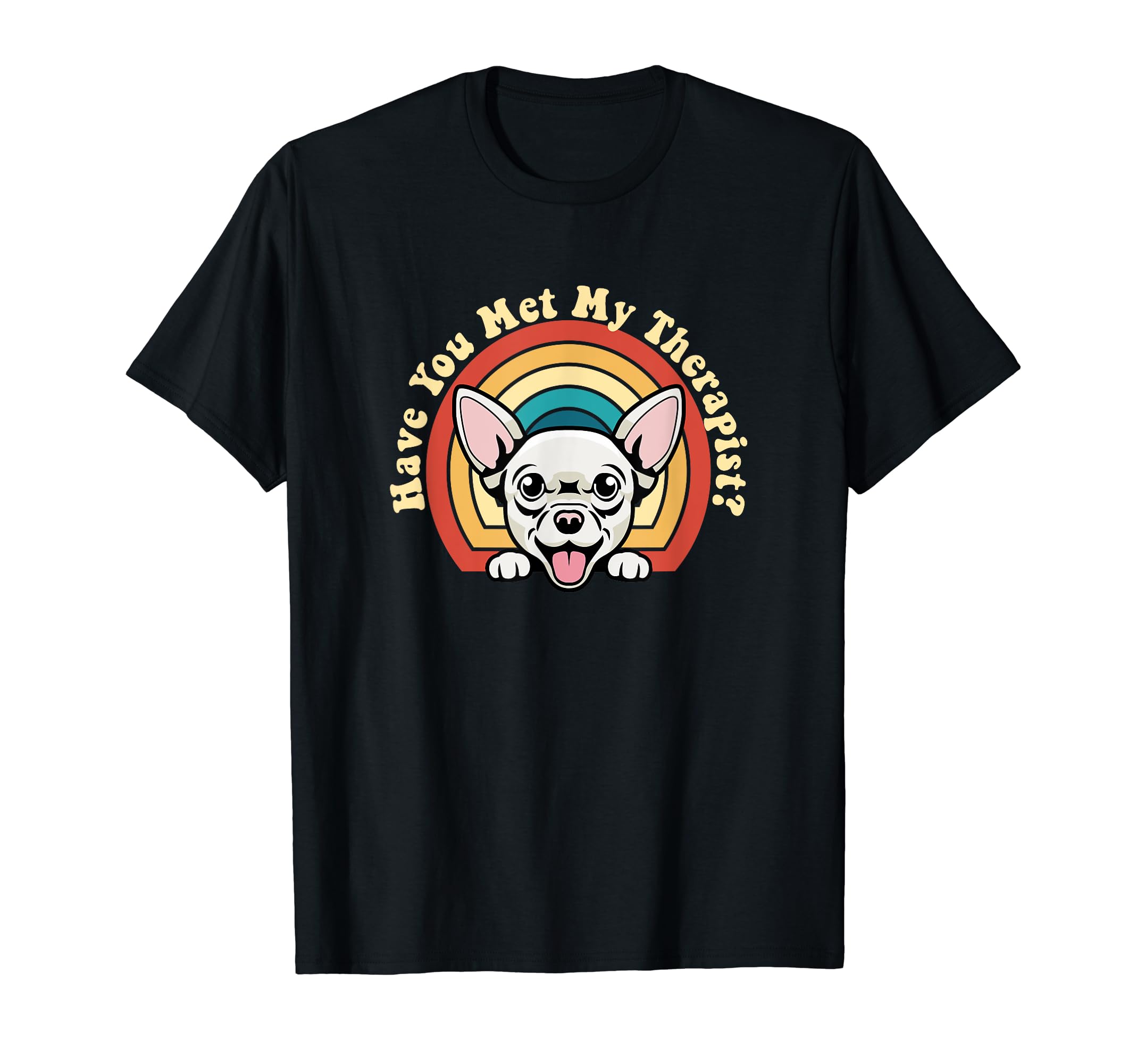 Emotional Support Therapy Dog Chihuahua T-Shirt - Unique Graphic Unisex - T-Shirt, Sweatshirt, Hoodie