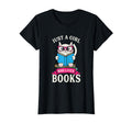 Just Who Loves Books Funny Book T-Shirt - Aesthetic Graphic for Adults - T-Shirt, Sweatshirt, Hoodie