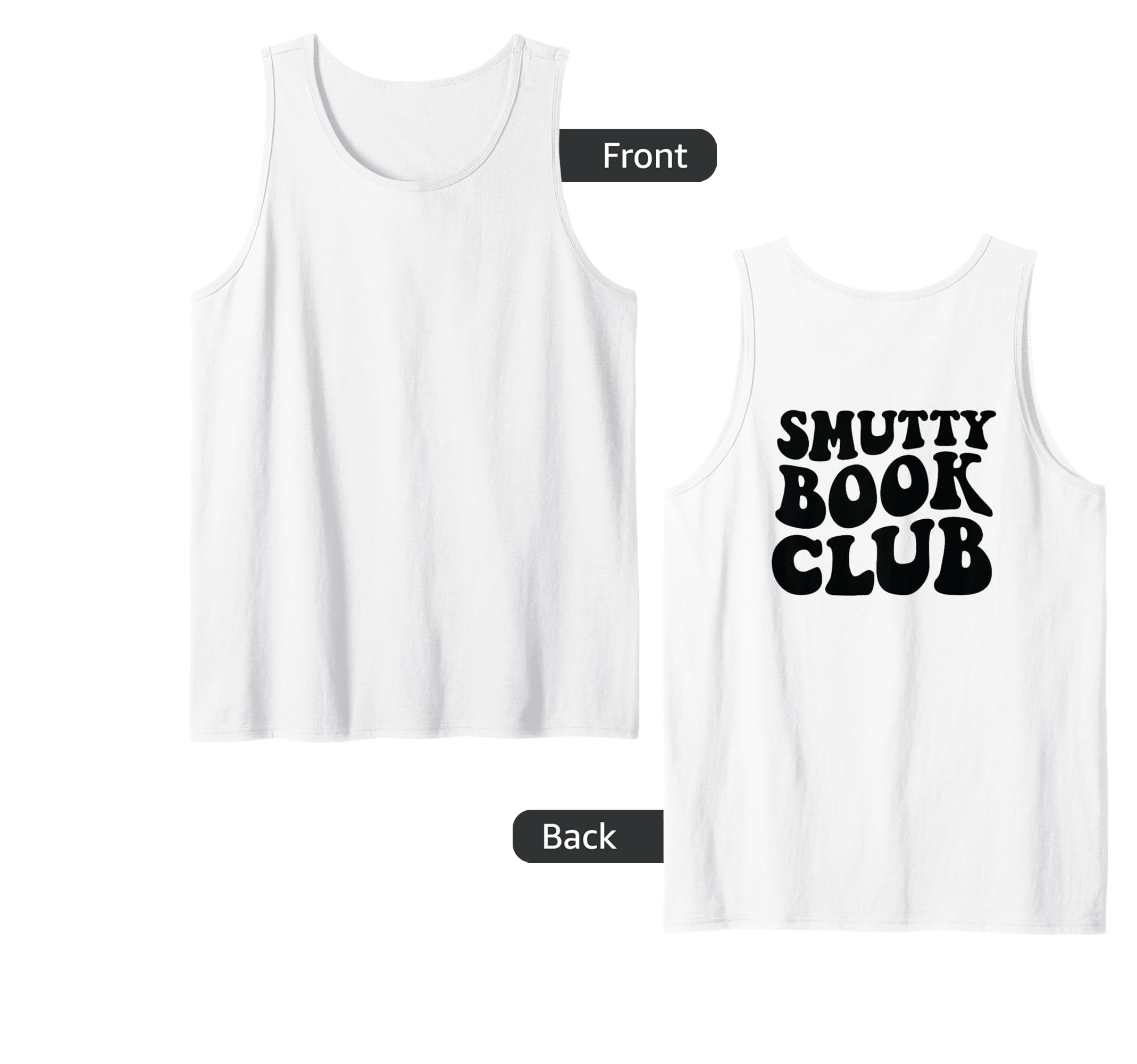 Smutty Book Club Groovy Back T-Shirt - Graphic Print for Adults - T-Shirt, Sweatshirt, Hoodie