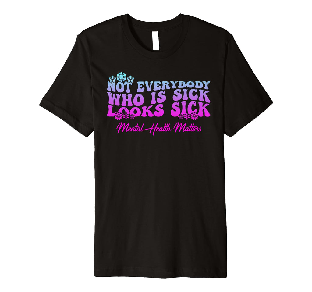 Green Ribbon Mental Health Awareness T-Shirt - Fun Novelty Design Unisex - T-Shirt, Sweatshirt, Hoodie